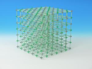 Sodium chloride lattice model kit
