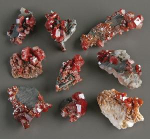 Vanadinite Crystal Groups (Small)