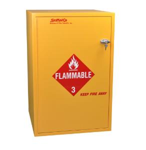 Wooden Flammables Cabinets, SciMatCo