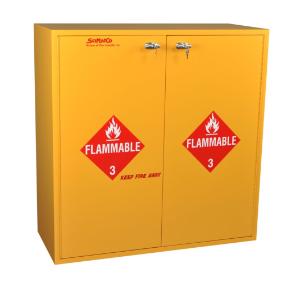 Wooden Flammables Cabinets, SciMatCo