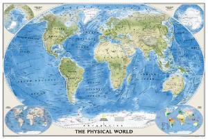 World physical map